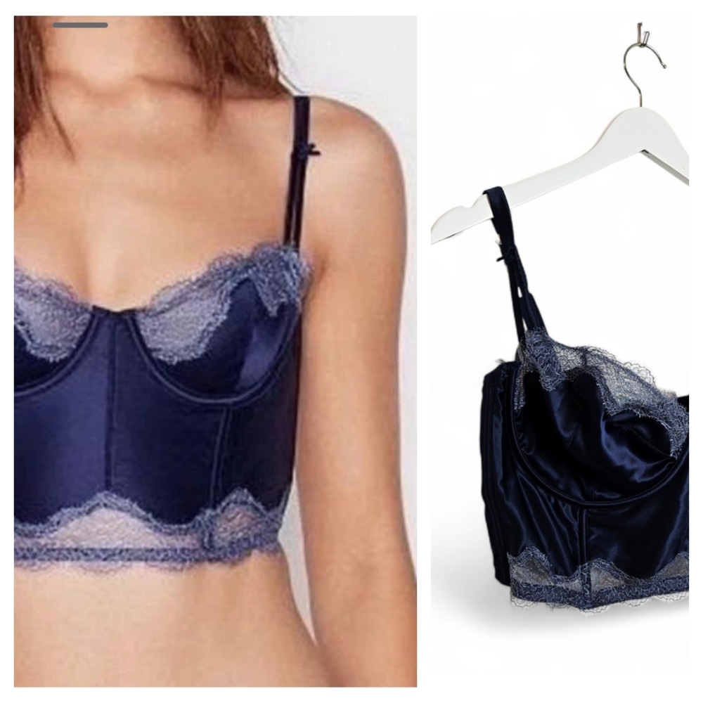 Victoria’s Secret Dream Angels Lace Balconette Bra 38DDD Unlined